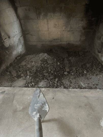 After photo: chimney crown and brickwork repaired